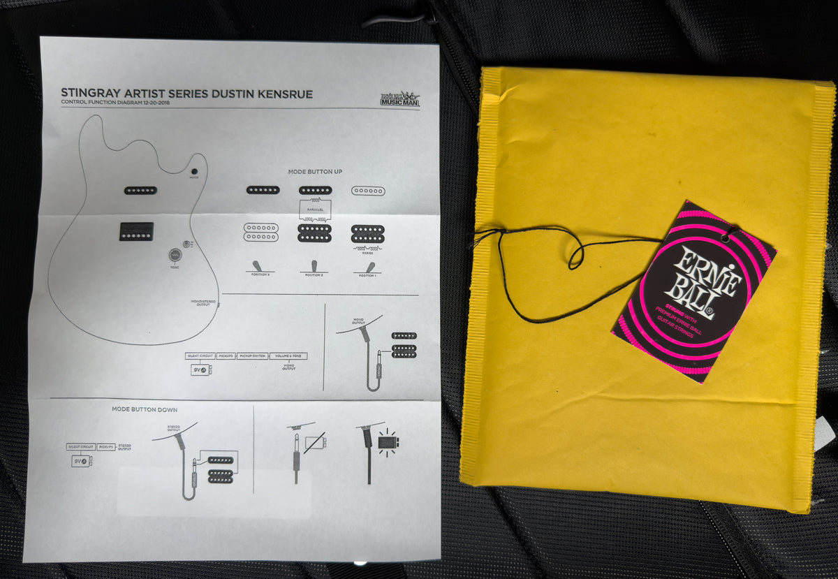 Ernie Ball Music Man Dustin Kensrue StingRay Guitar Daiquiri Ice (969)