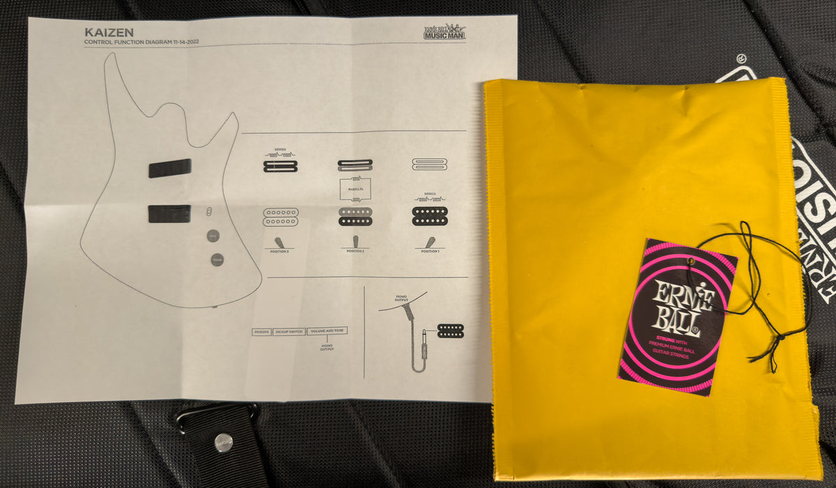 Ernie Ball Music Man Kaizen 6 Black Limba (267)