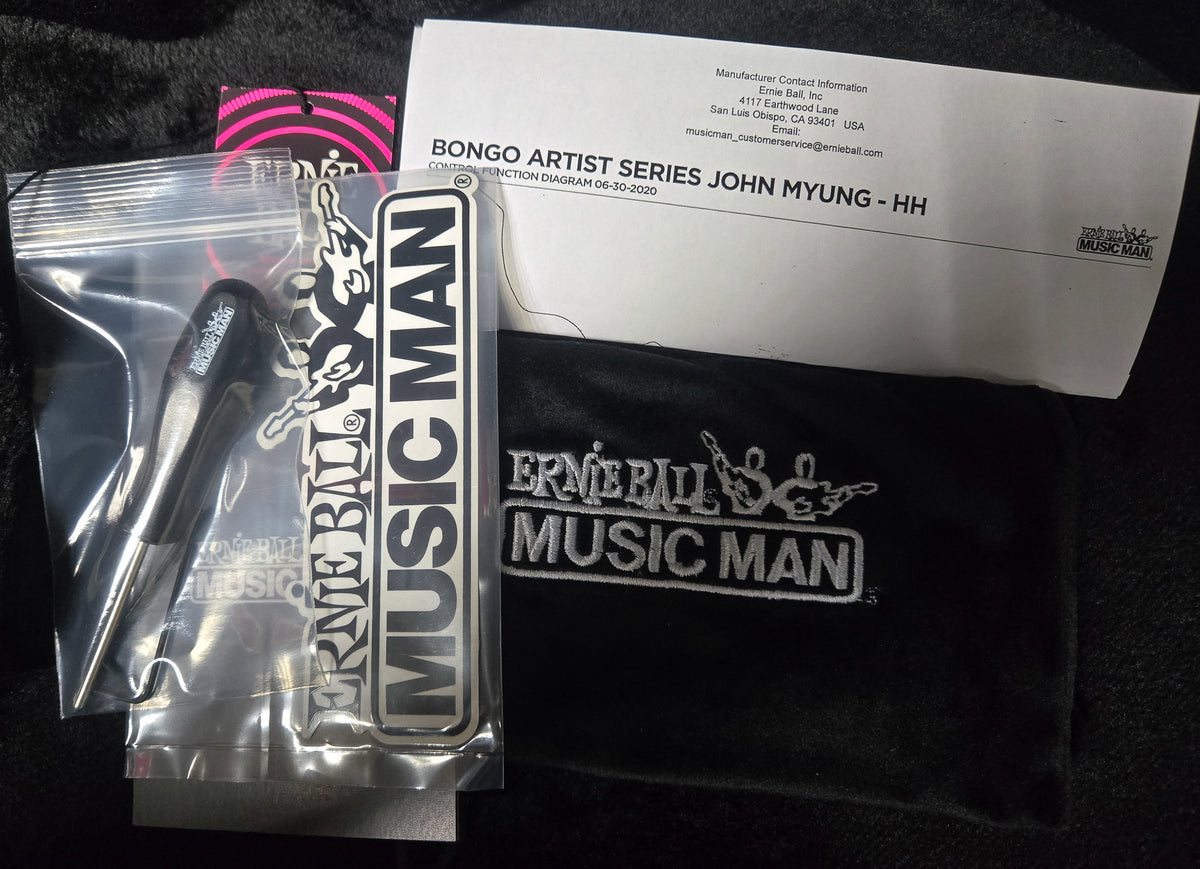 Ernie Ball Music Man John Myung 4 Bongo JM Purple (176)