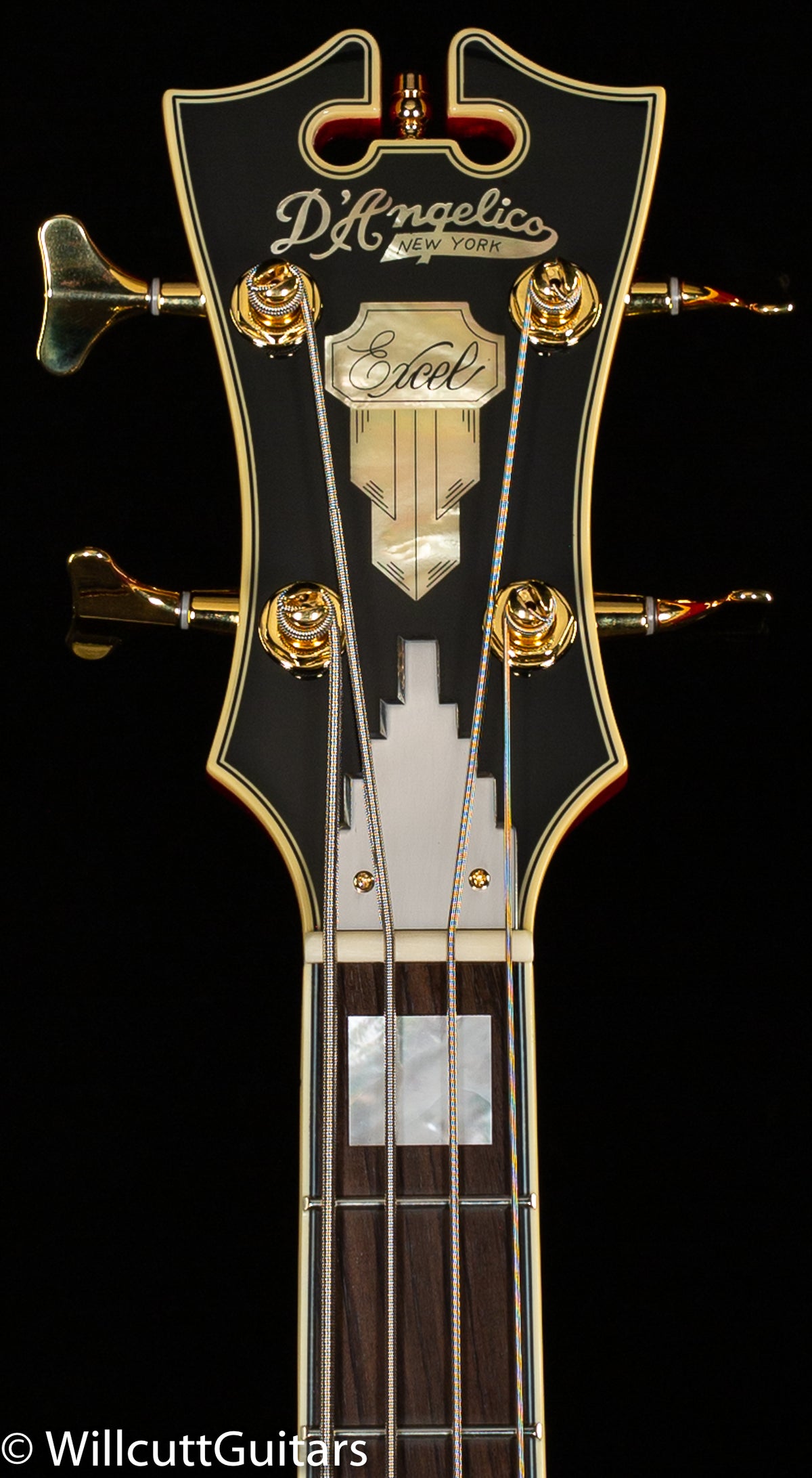 D&#39;Angelico Excel Bass Cherry Red (699)