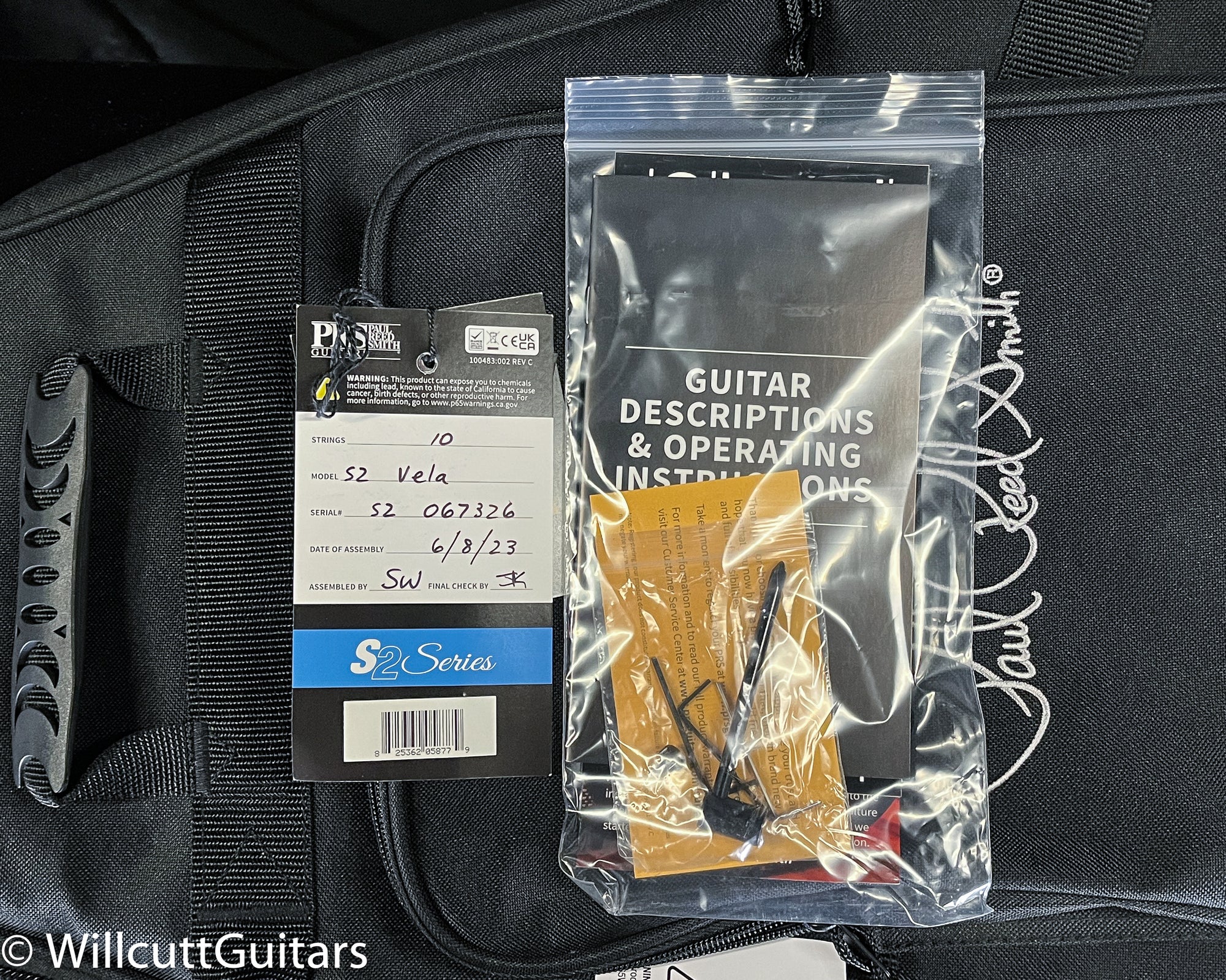 PRS S2 Vela Vintage Cherry (326) - Willcutt Guitars