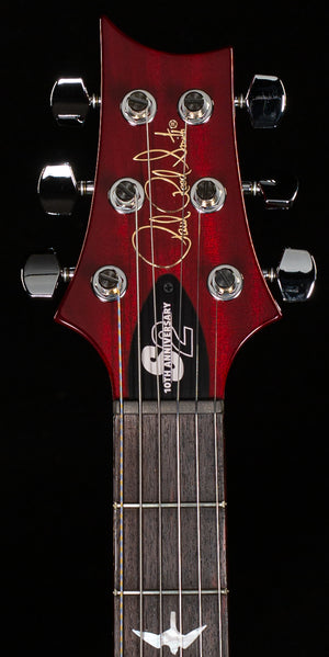 PRS S2 10th Anniversary Custom 24 Fire Red Burst (941)