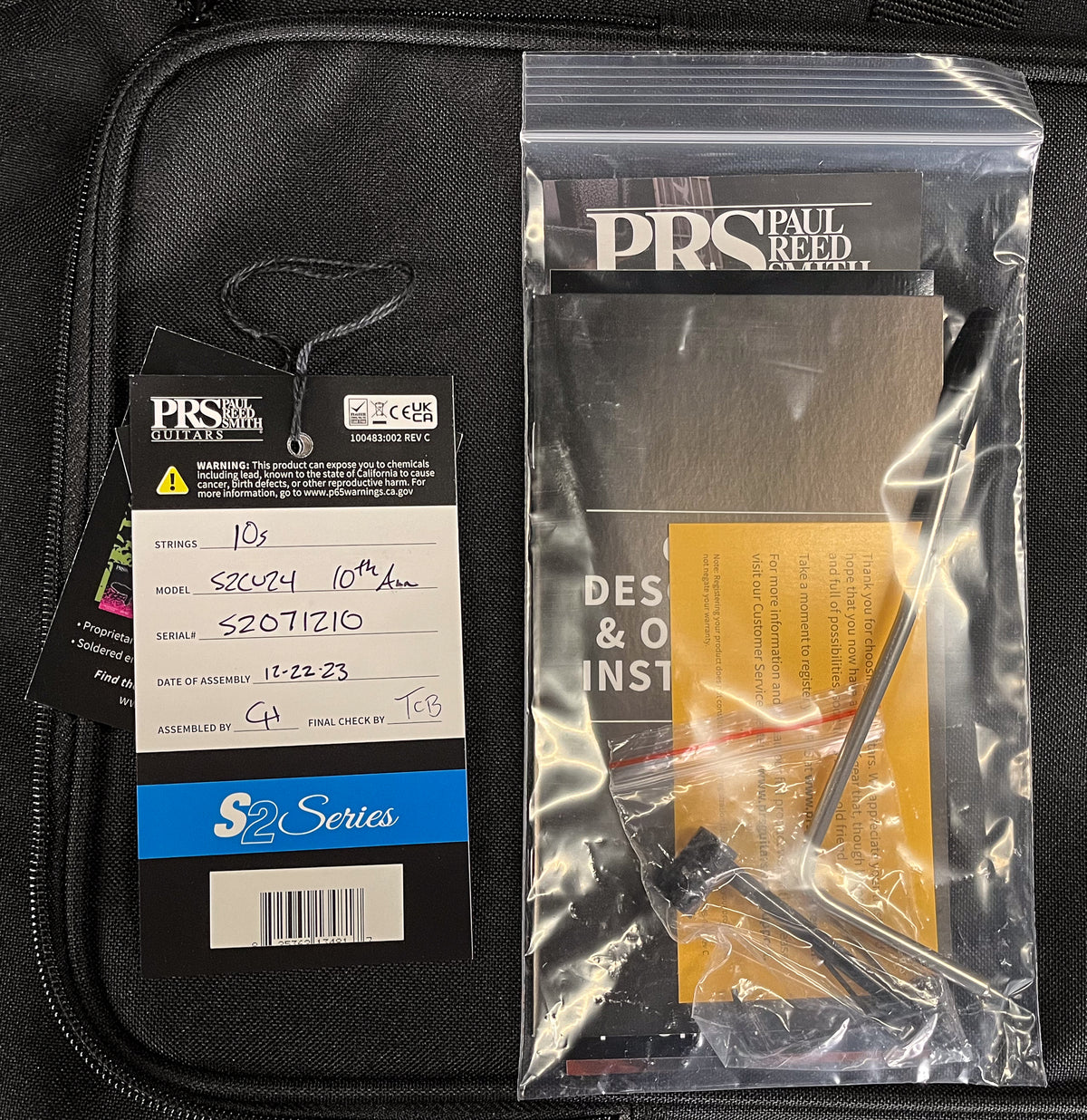 PRS S2 10th Anniversary Custom 24 Lake Blue (210)