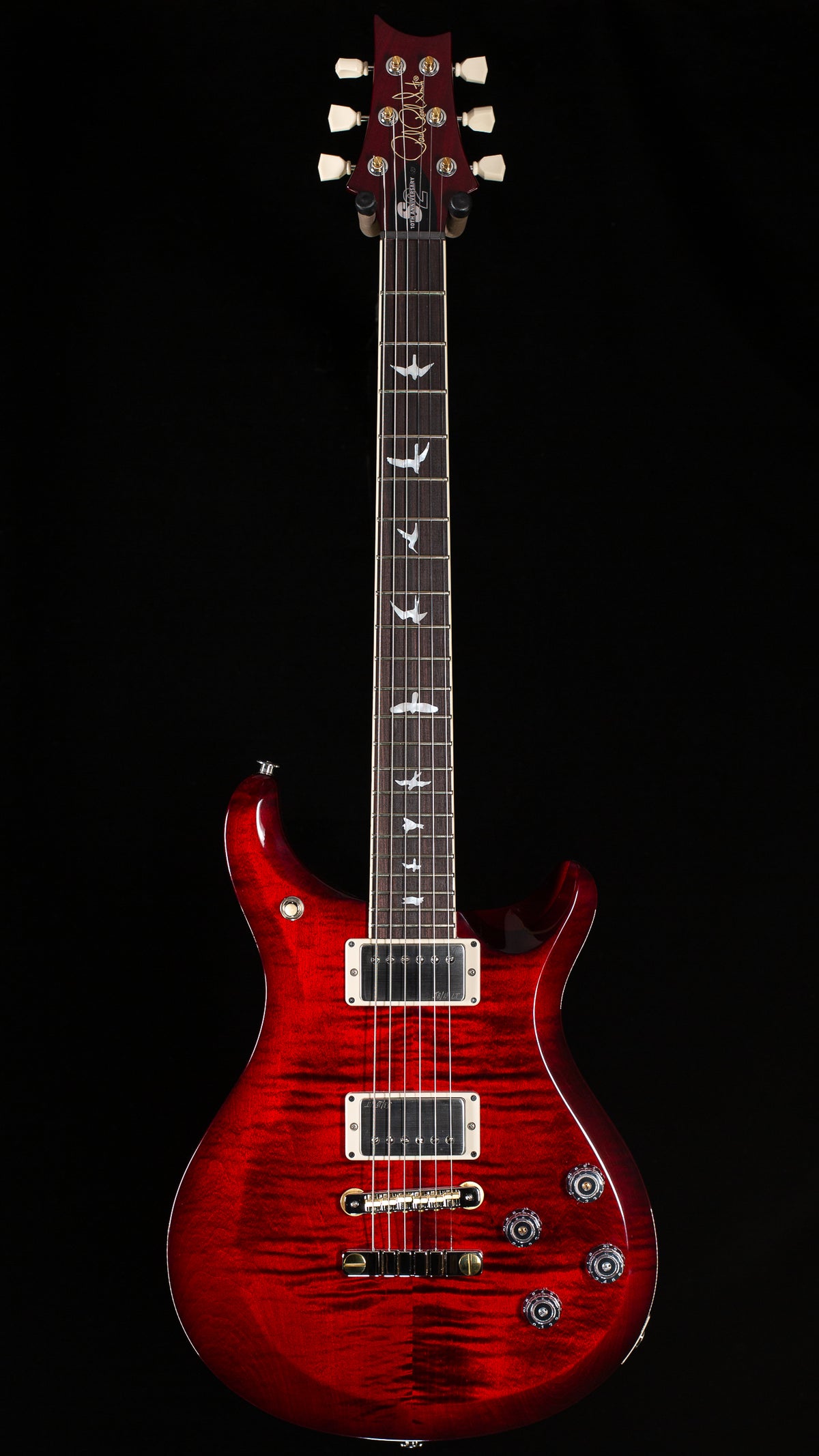 PRS S2 10th Anniversary McCarty 594 Fire Red Burst (406)