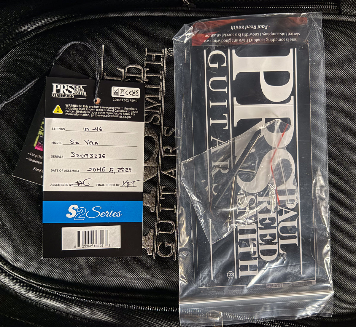 2024 PRS S2 Vela Mahi Blue