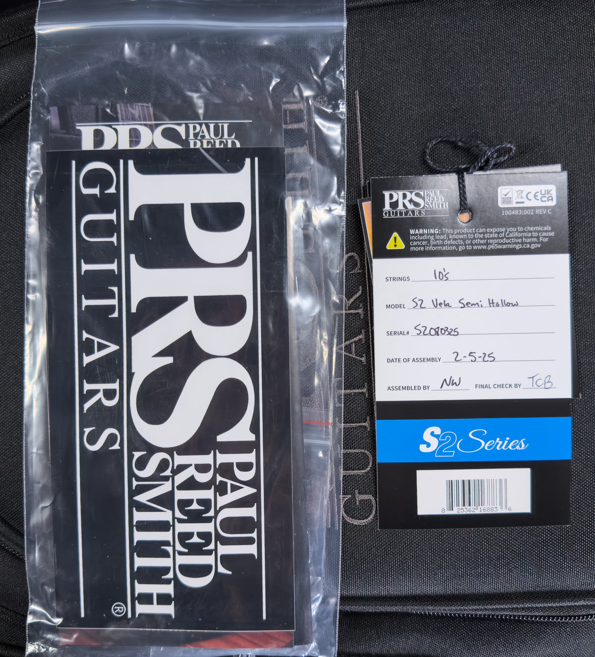 PRS S2 Vela Semi-Hollow Space Blue (325)