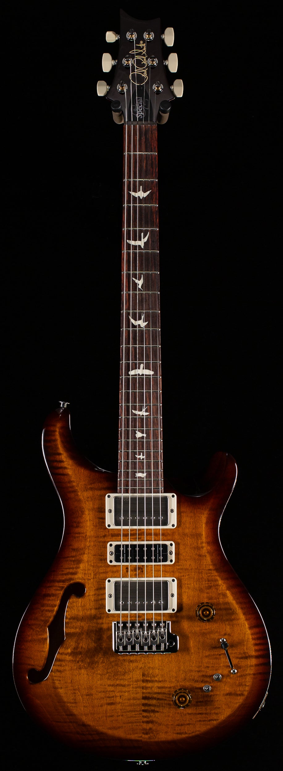 PRS S2 Special Semi-Hollow Black Amber (943)