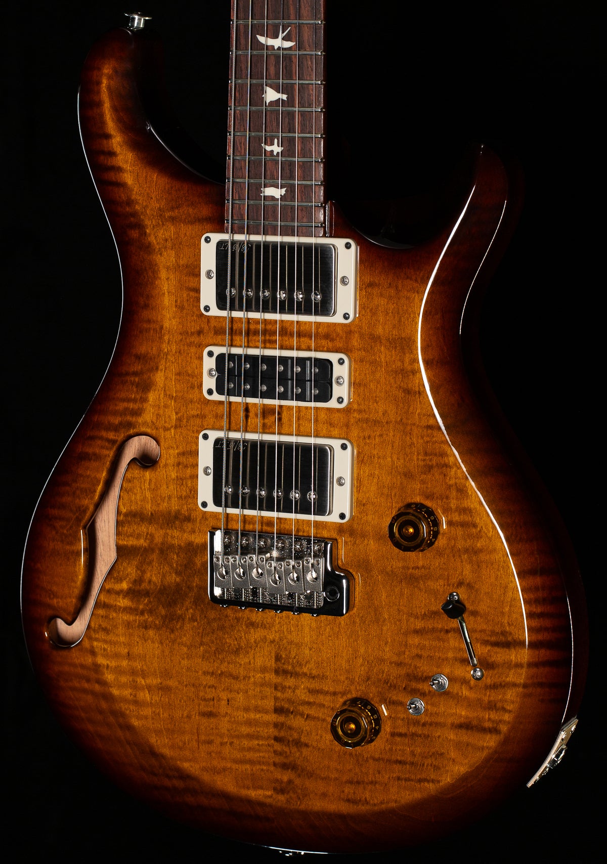 PRS S2 Special Semi-Hollow Black Amber (943)
