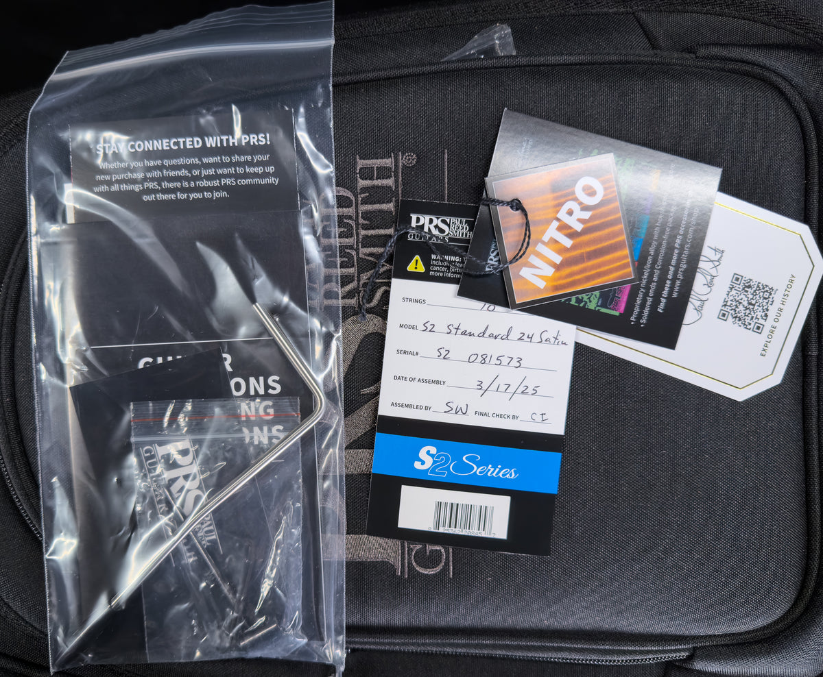 PRS S2 Standard 24 Satin Red Apple Metallic (573)