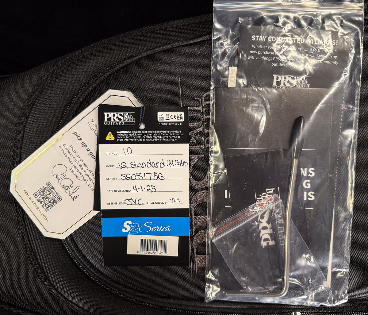 PRS S2 Standard 24 Satin Pearl White (756)