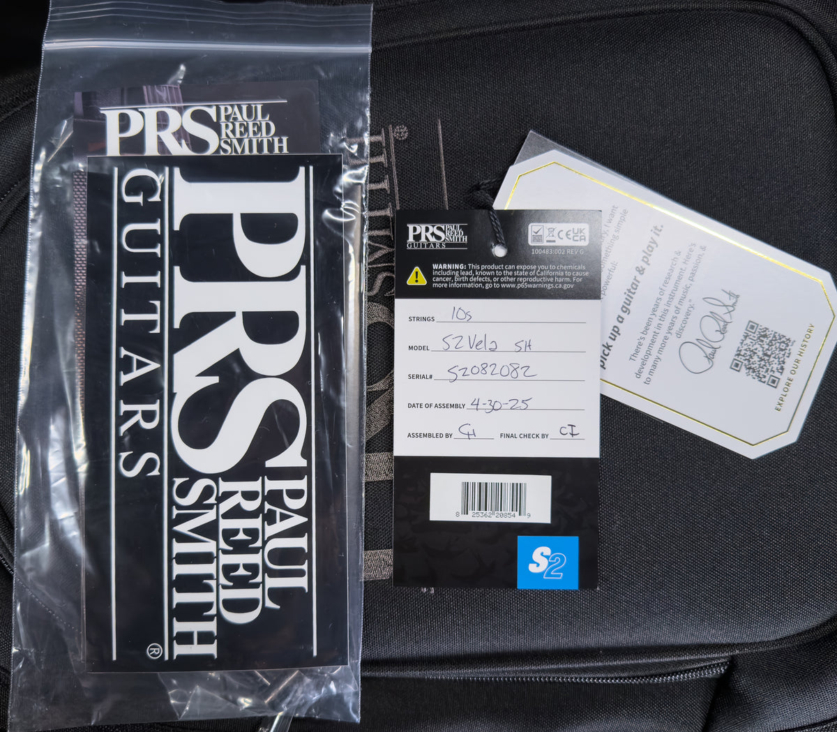 PRS S2 Vela Semi-hollow Satin Mavis Mint Metallic (082)