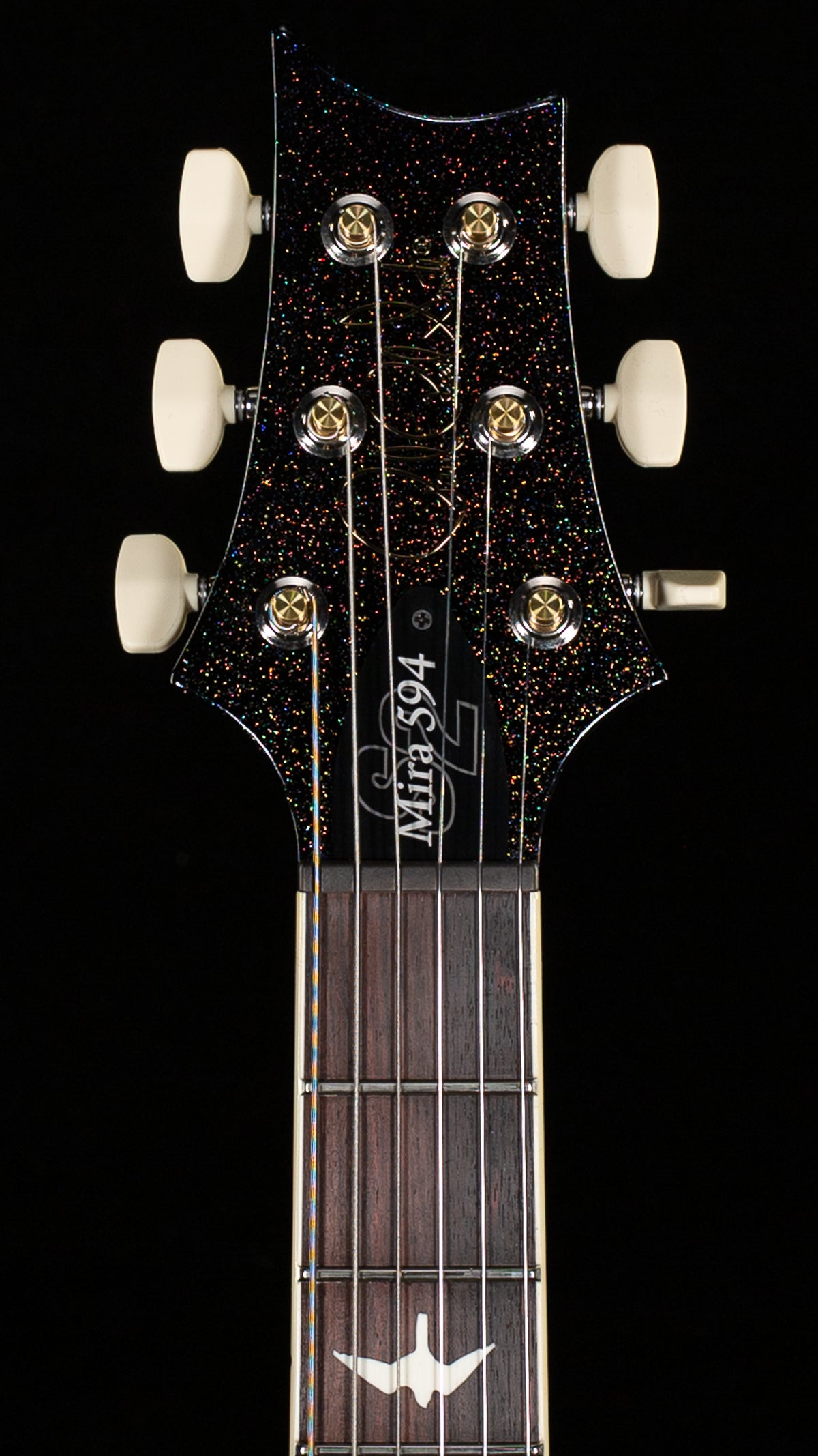 PRS S2 Mira 594 Black Rainbow Holoflake (396)