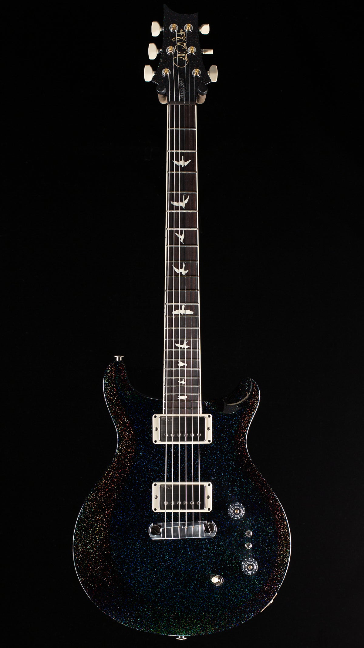 PRS S2 Mira 594 Black Rainbow Hollowflake (595)