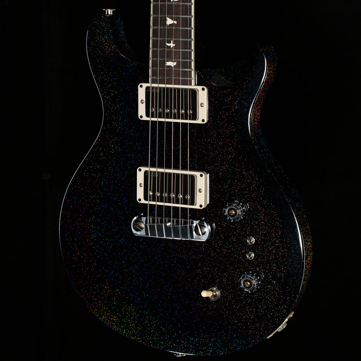 PRS S2 Mira 594 Black Rainbow Hollowflake (595)