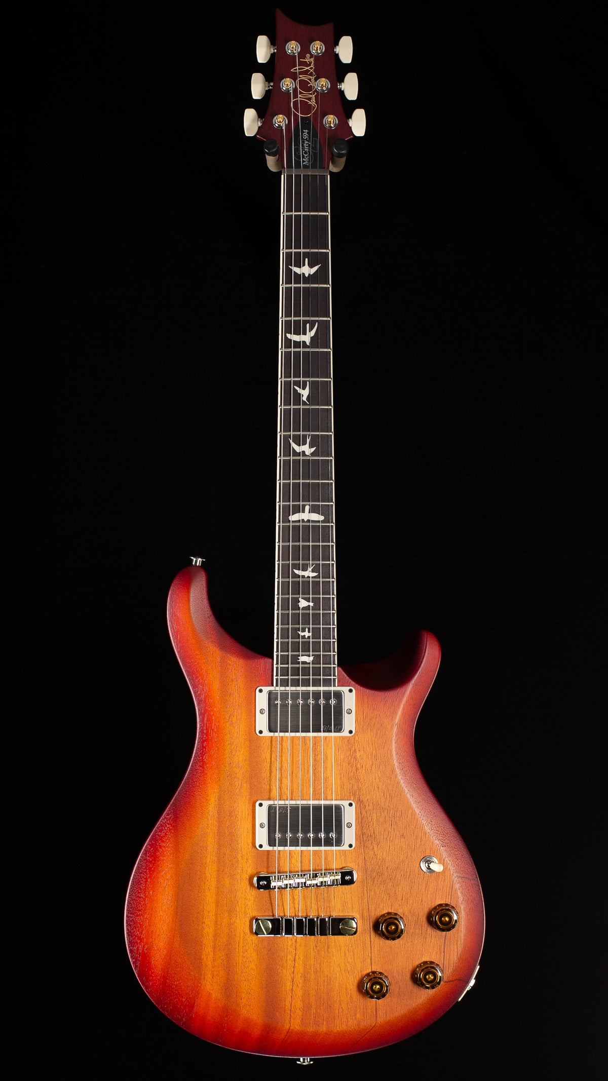 PRS S2 McCarty 594 Thinline Satin Dark Cherry Sunburst (796)