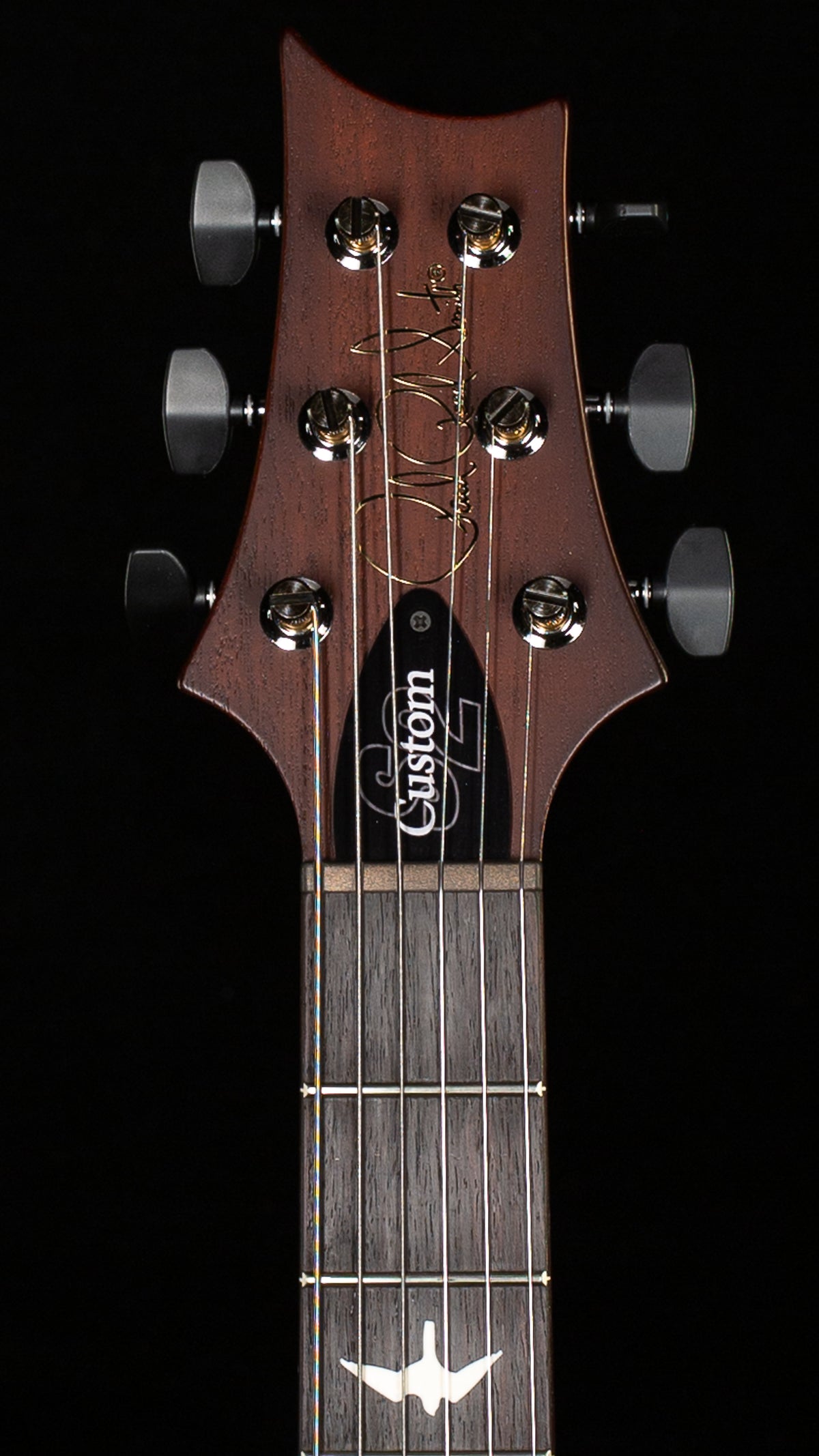 PRS S2 Custom 24-08 Burl Top Black Gold Burst (750)