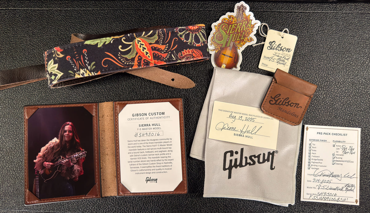 Gibson Custom Shop F-5 Master Model Sierra Hull Sierra Burst VOS Varnish Gloss (016)