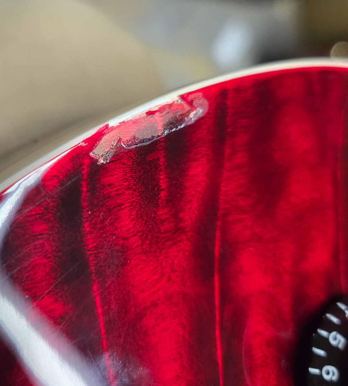 2012 ESP Eclipse II Quilted Maple See Thru Black Cherry