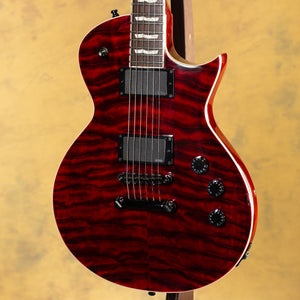 2012 ESP Eclipse II Quilted Maple See Thru Black Cherry
