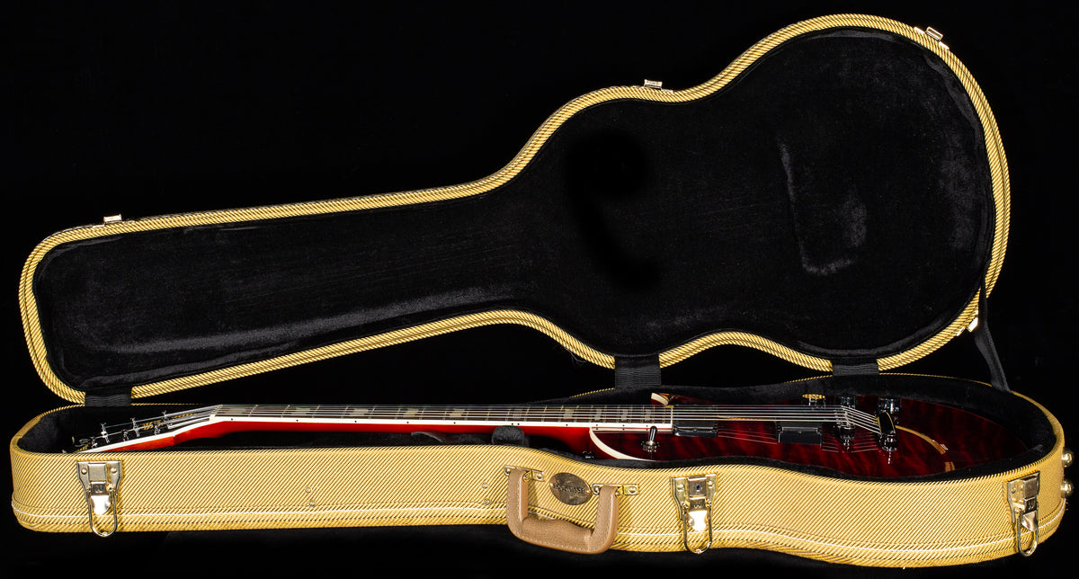 2012 ESP Eclipse II Quilted Maple See Thru Black Cherry