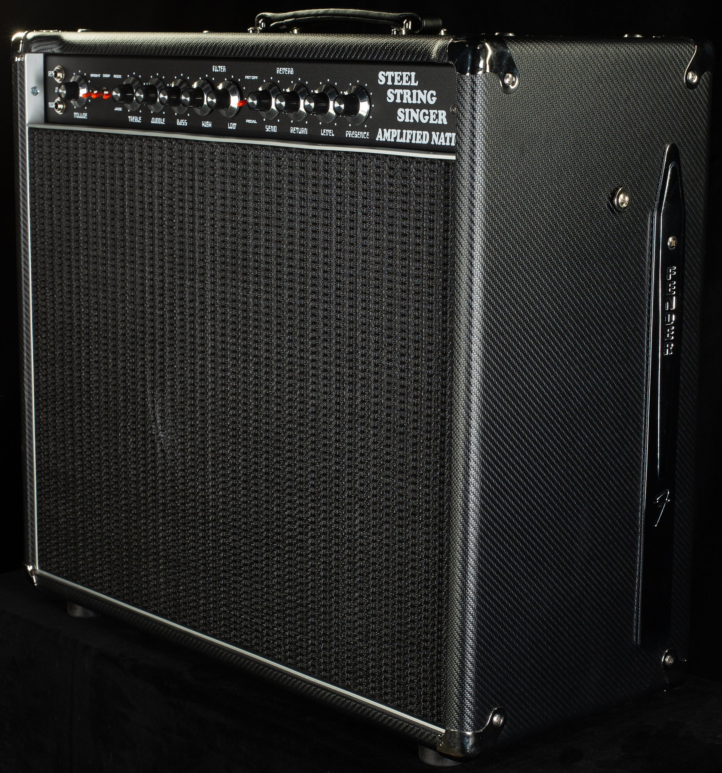 Amplified Nation Steel String Singer 50W Combo Carbon Fiber/Sparkle (0 ...