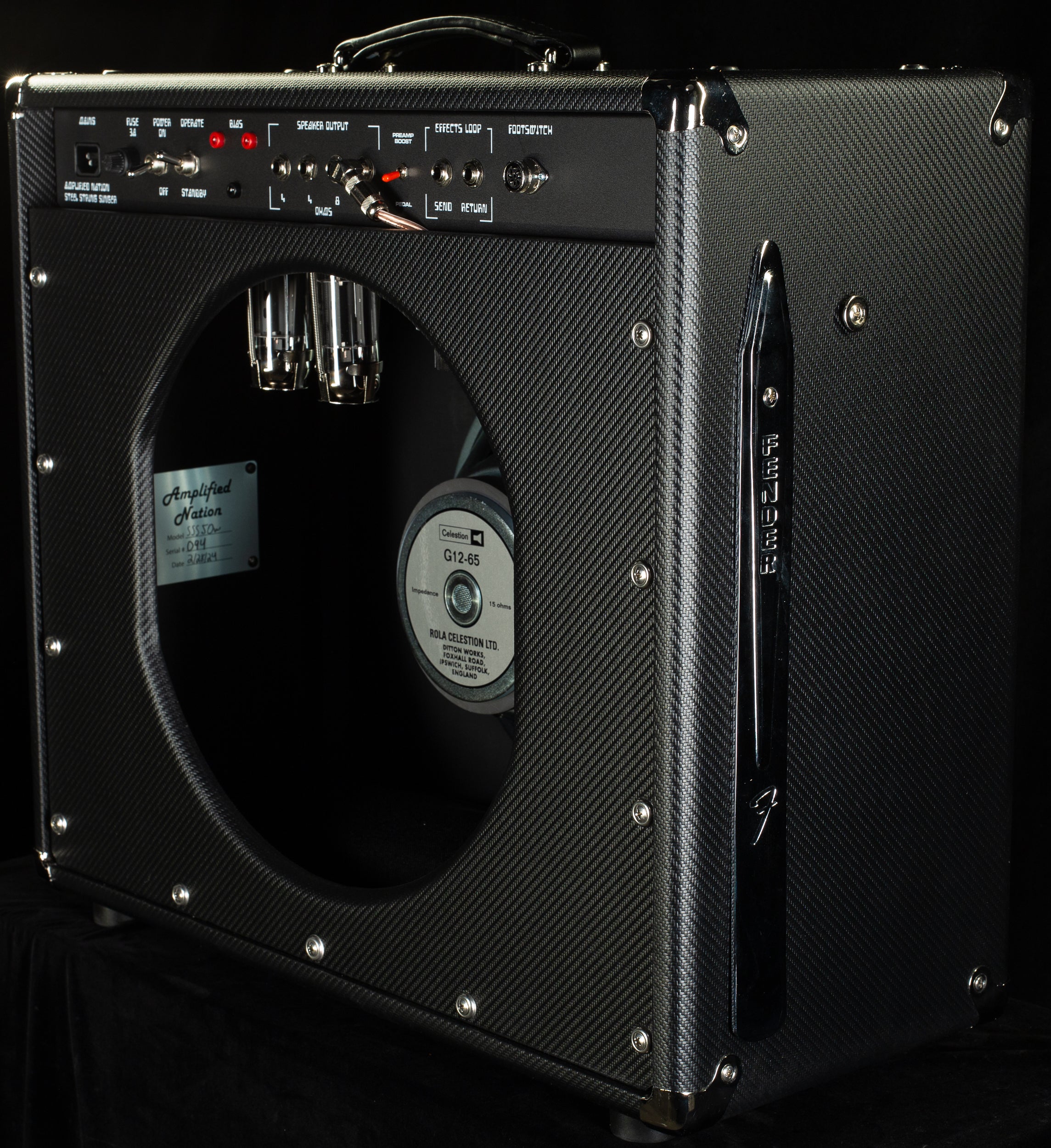 Amplified Nation Steel String Singer 50W Combo Carbon Fiber/Sparkle (0 ...