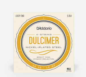 D'Addario EJ64, 4-String Dulcimer, Nickel Wound on Steel