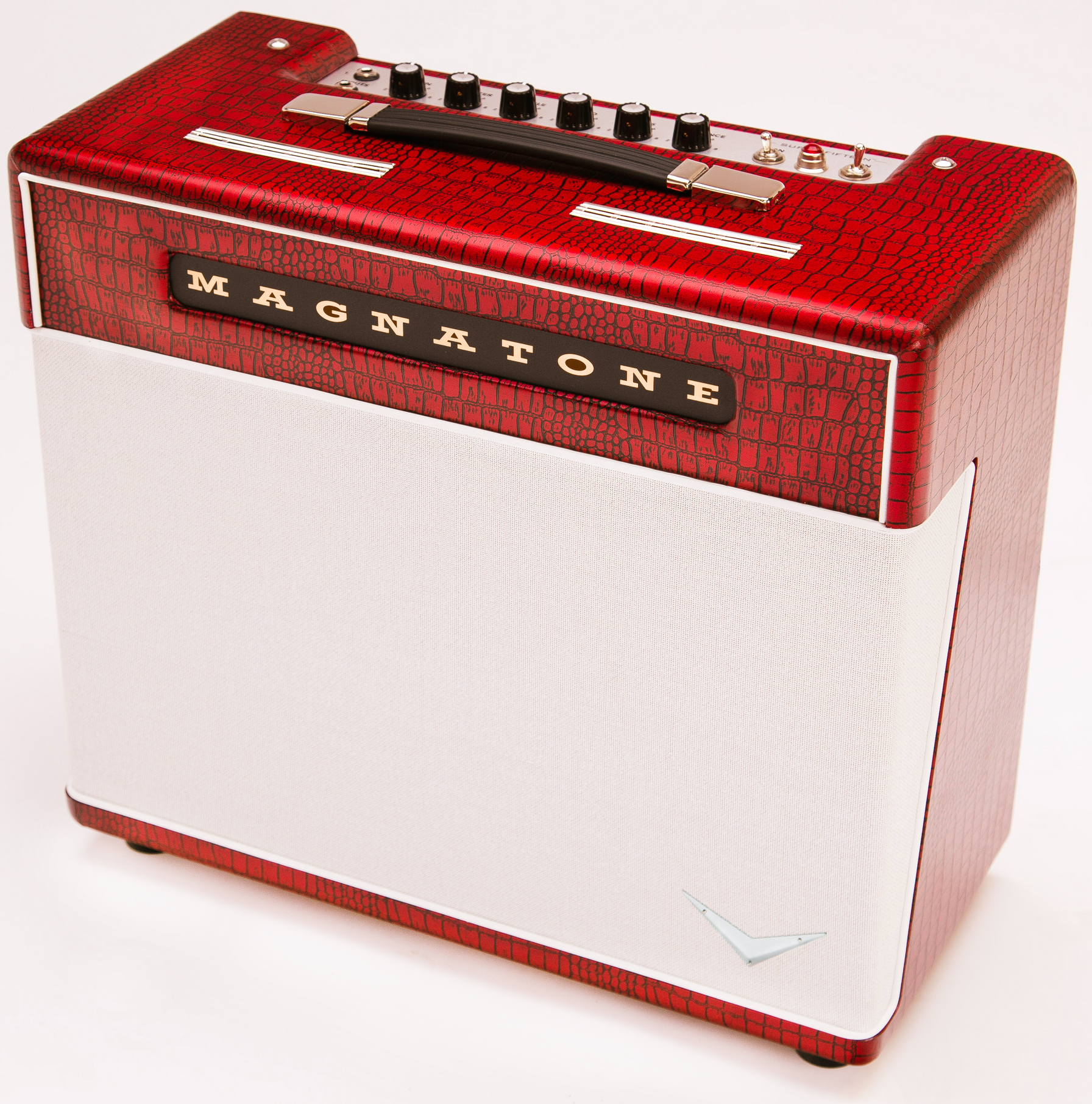 Magnatone Super 15, 1x12 Combo Red Croc - Willcutt Guitars Magnatone Super 15, 1x12 Combo Red Croc - Willcutt Guitars