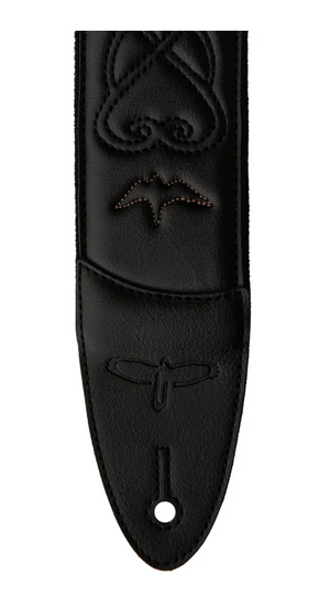 PRS 2.4" Padded Guitar Strap w/RAS, Custom Leather (Faux) Birds