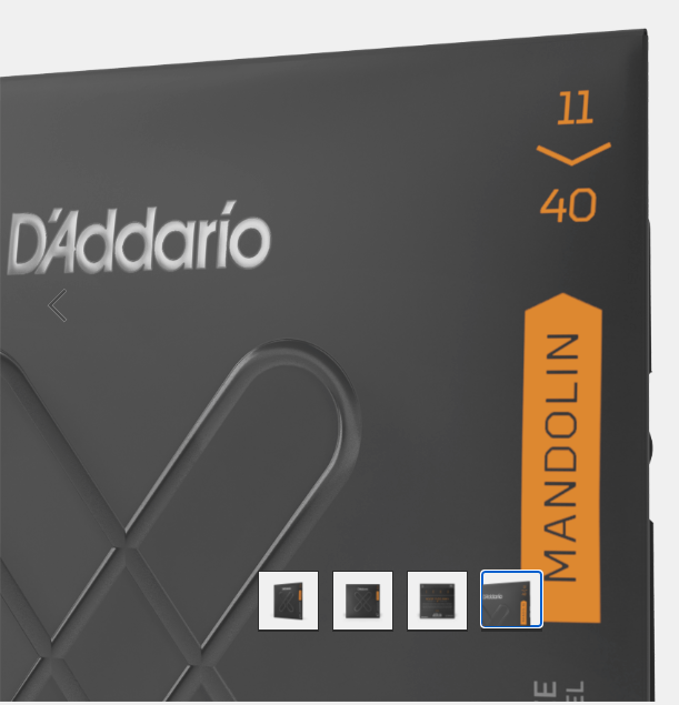 D&#39;Addario XTM1140 Mandolin Set, Phosphor Bronze