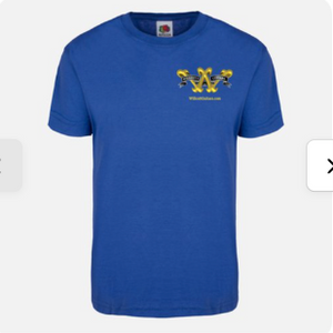 Willcutt Guitars Full Color T-Shirt Electric Blue