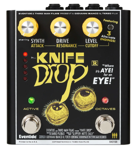 Eventide Knife Drop™ Fuzz Synth Pedal