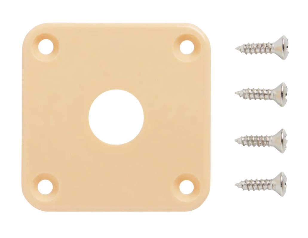 Gibson Plastic Jack Plate, Cream