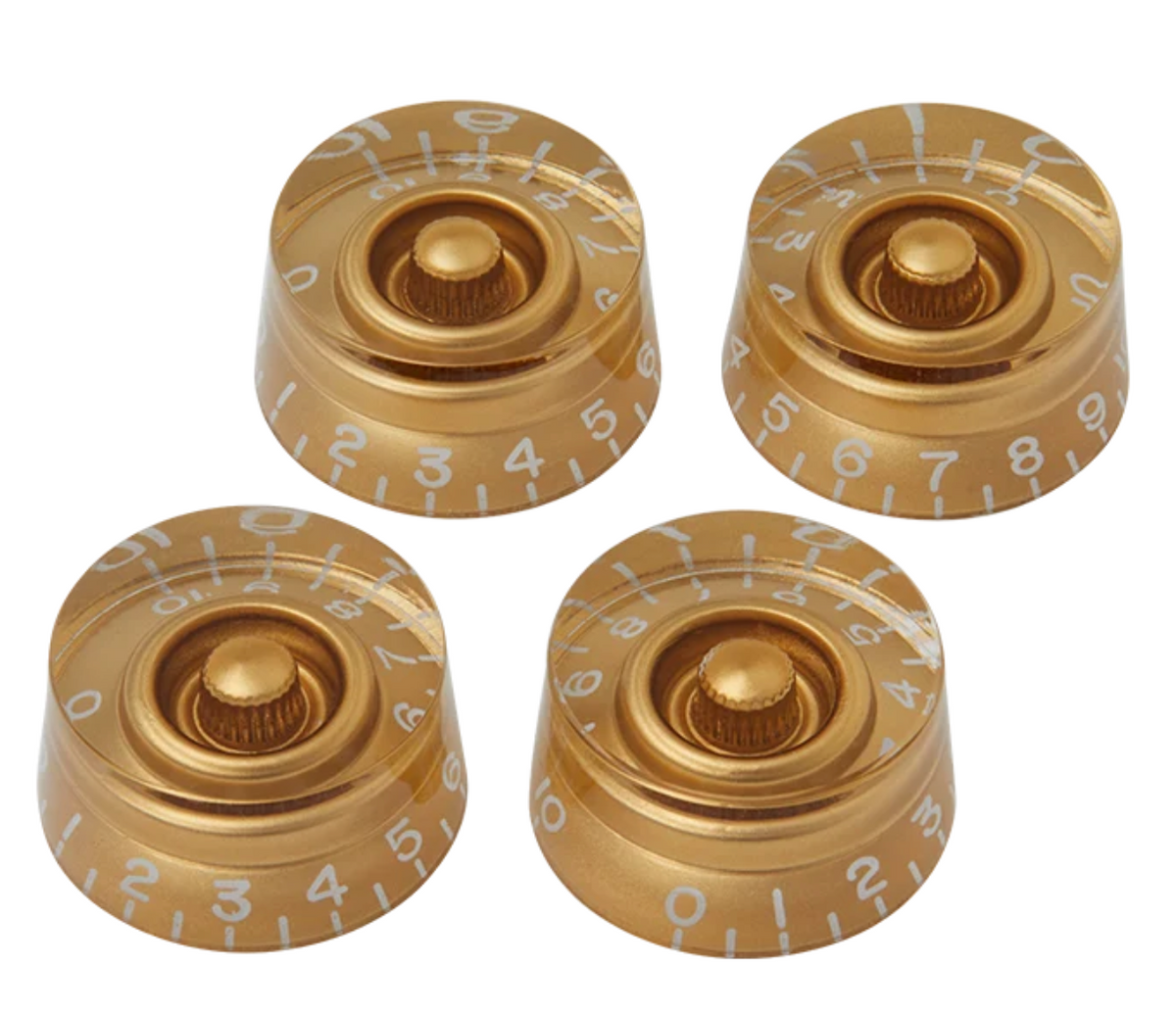 Gibson Speed Knobs, Gold, 4 pack