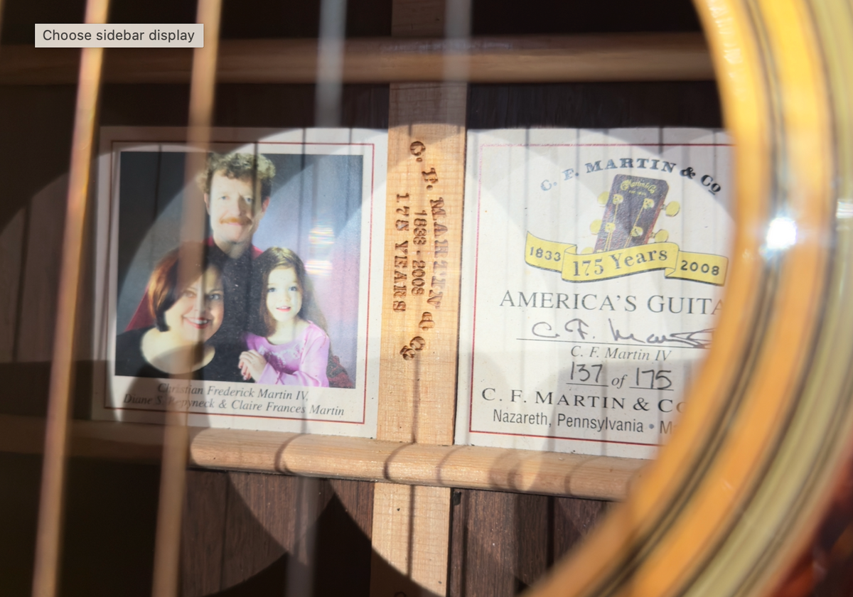 2008 Martin America's Guitar 175th Anniversary Limited Edition