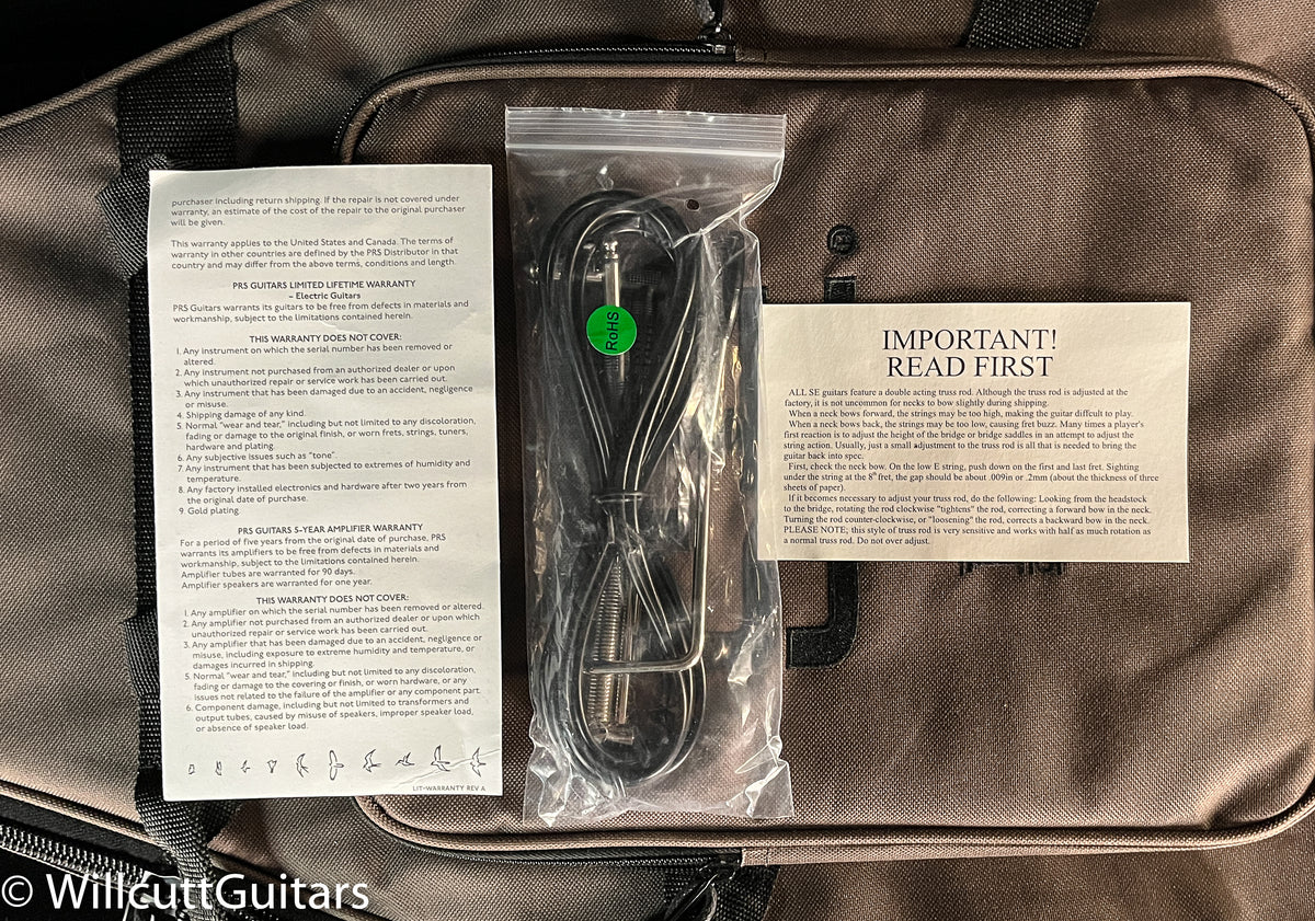 PRS SE Custom 24 Trampas Green Roasted Neck