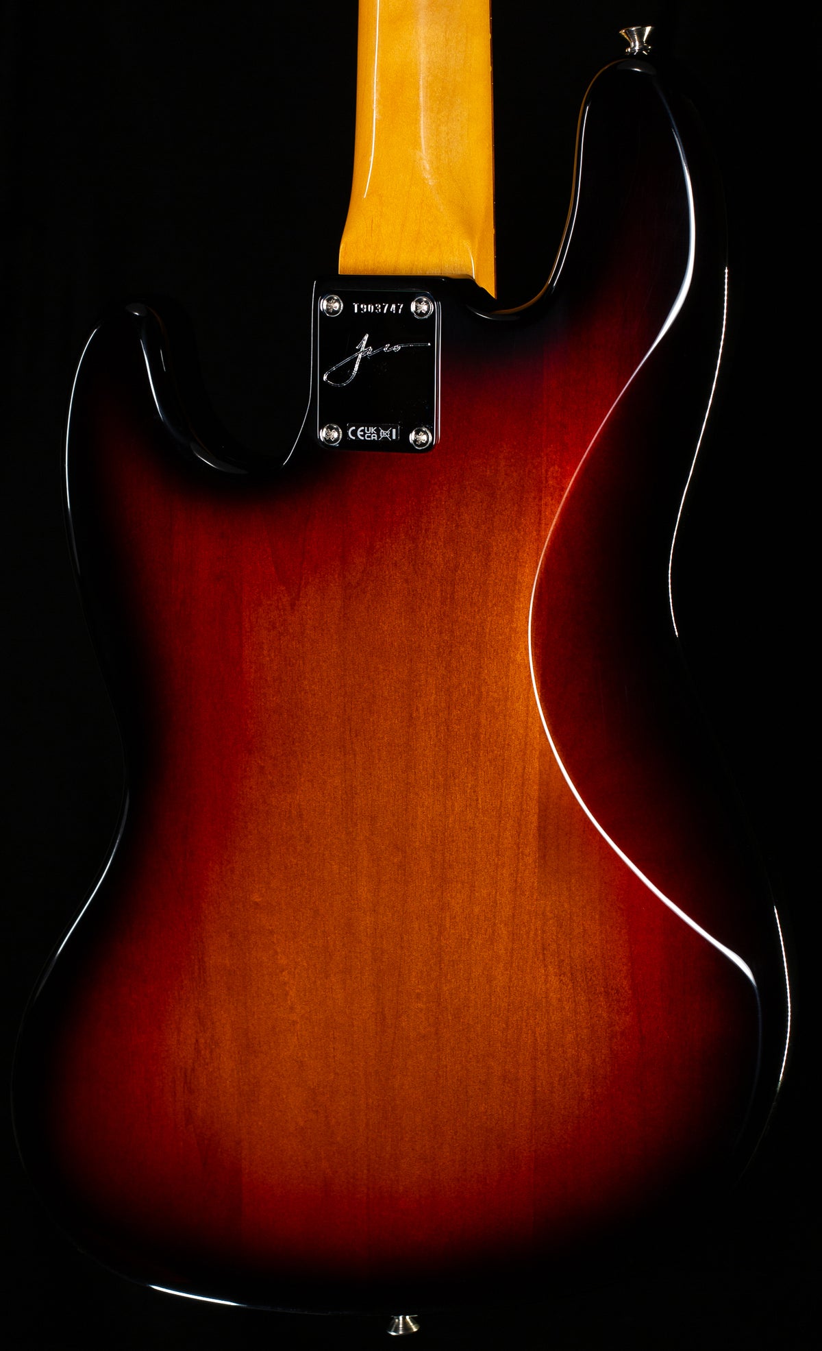 Fender Jaco Pastorius Jazz Bass Fretless Pau Ferro Fingerboard 3-Color Sunburst (747)