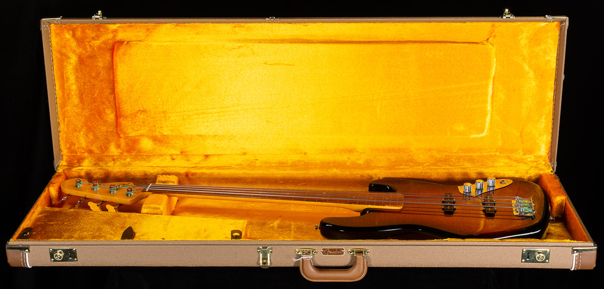 Fender Jaco Pastorius Jazz Bass Fretless Pau Ferro Fingerboard 3-Color Sunburst (747)