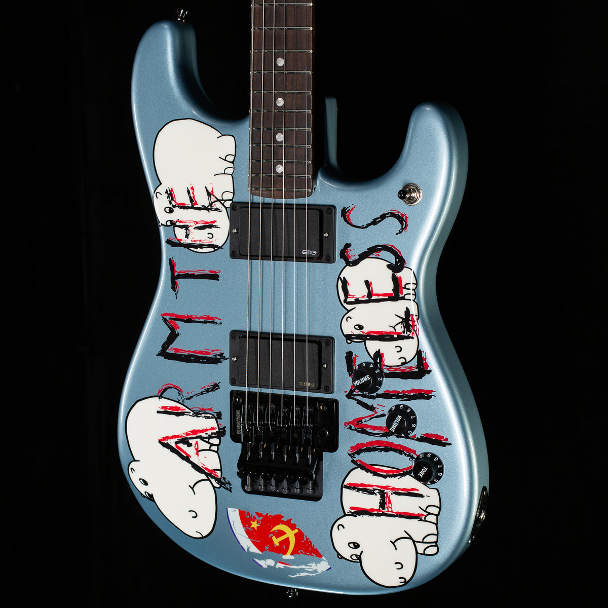 Fender Tom Morello Arm The Homeless Rosewood Fingerboard Blue Ice Metallic (863)