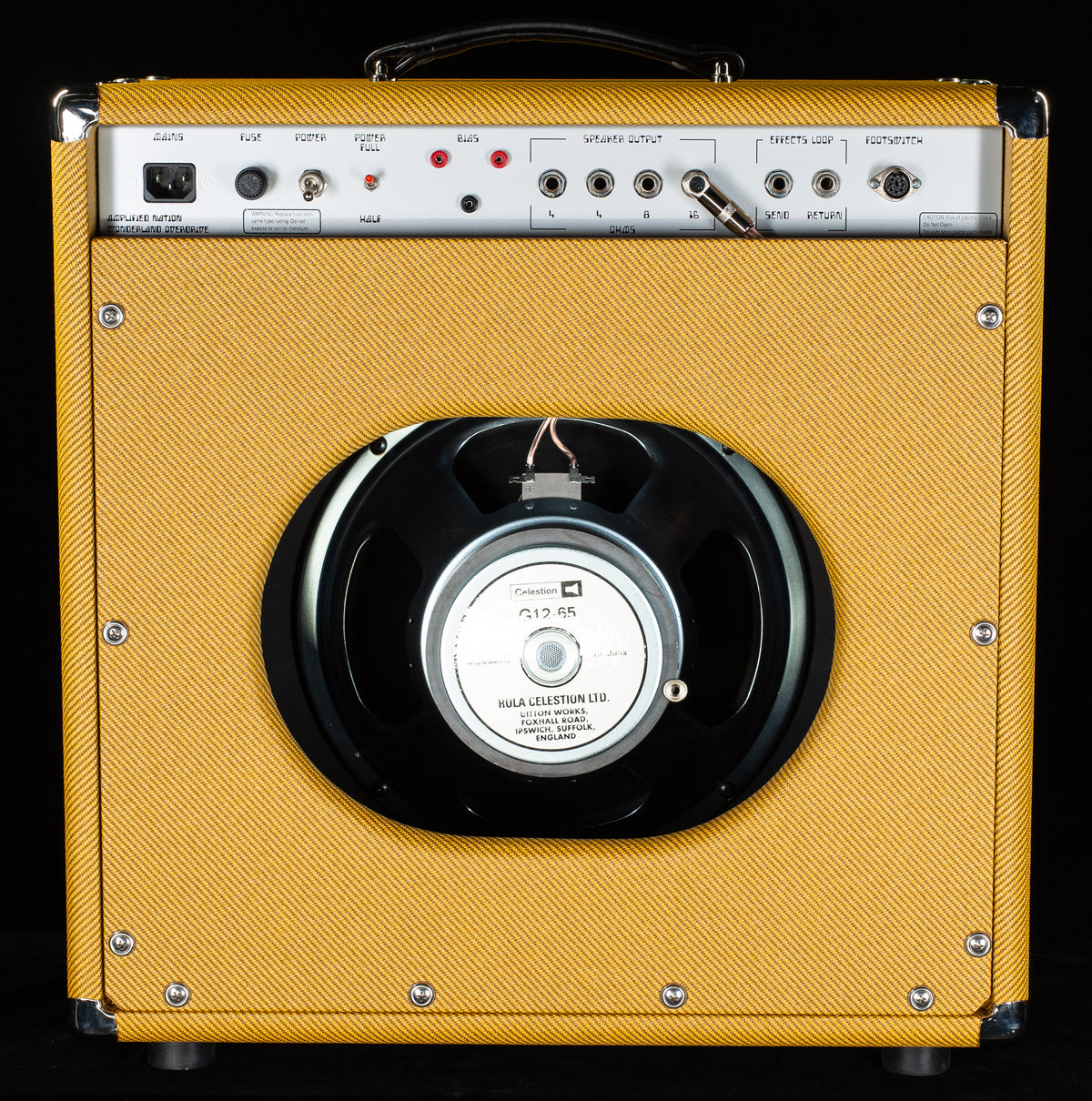 Amplified Nation Wonderland Overdrive 22w Combo Tweed/Oxblood