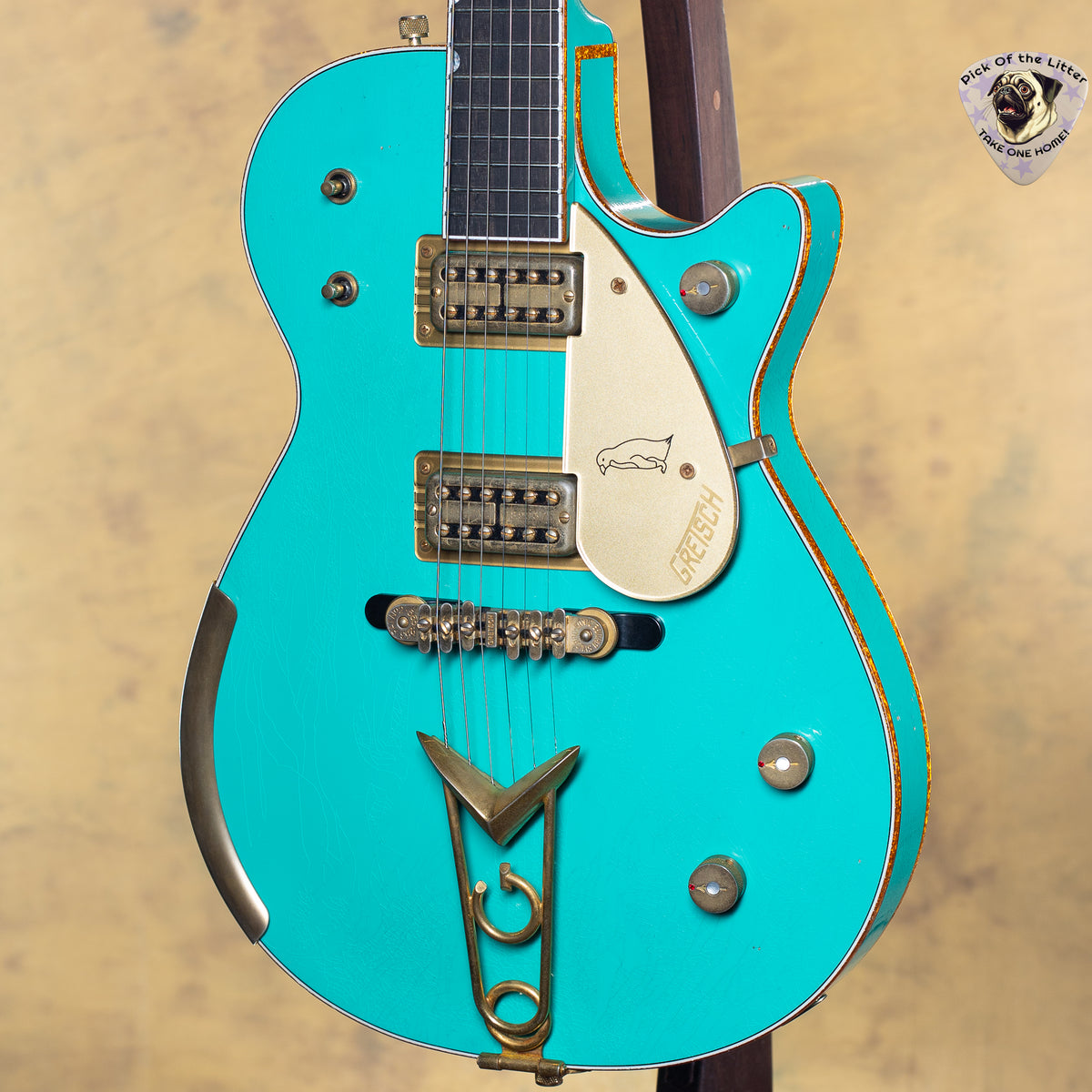 2022 Gretsch Custom Shop Masterbuilt Stephen Stern Penguin Seafoam Green Relic