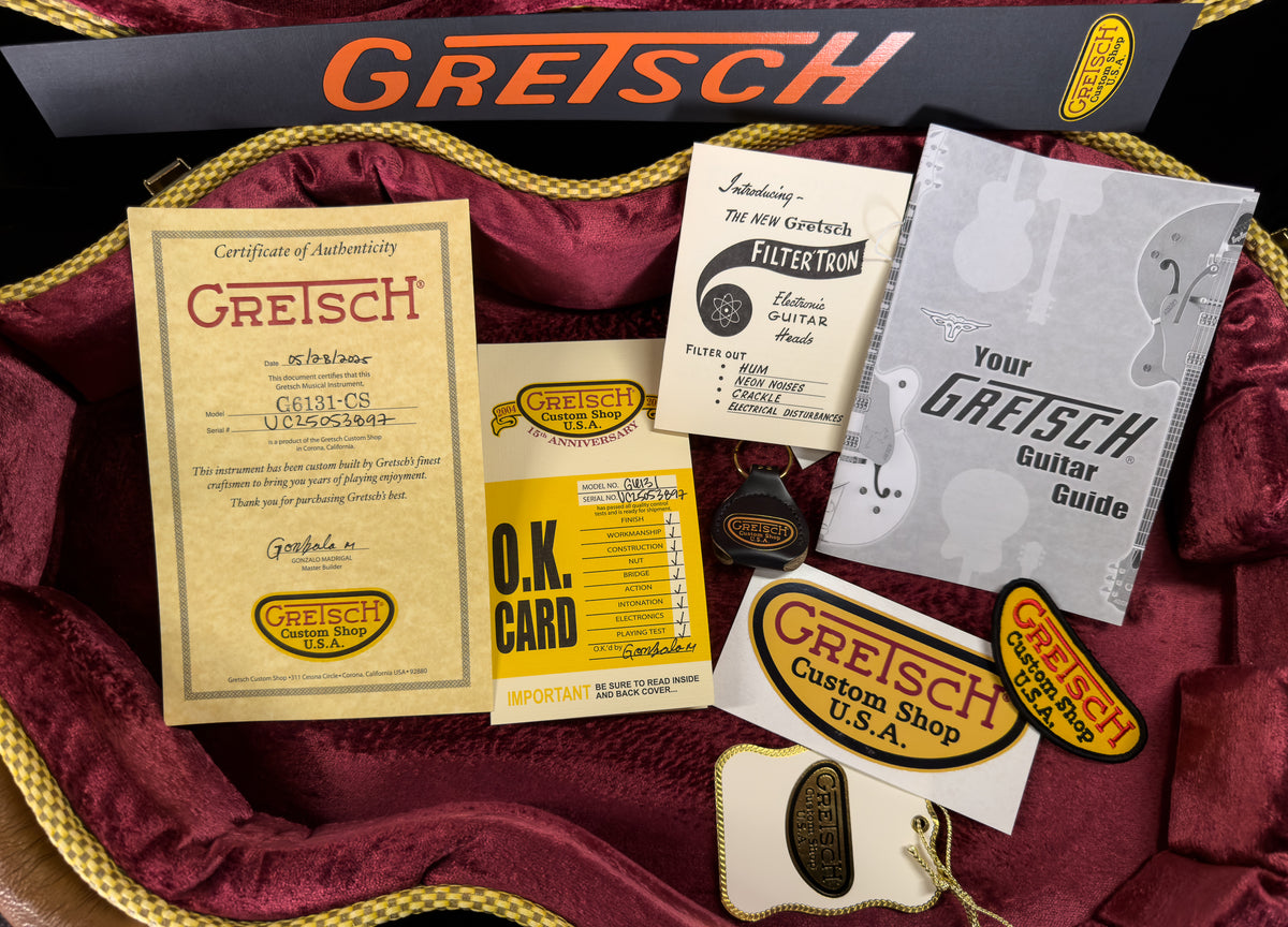 Gretsch Custom Shop Masterbuilt G6131-59 Duo Jet Firebird Red Relic (897)