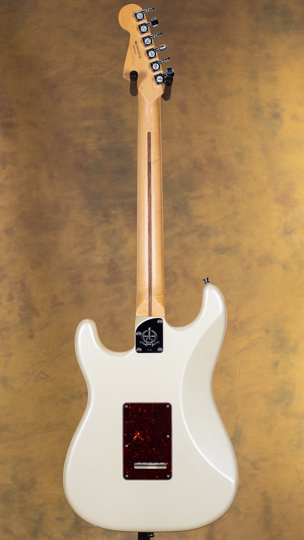 2014 Fender American Deluxe Stratocaster HSS Olympic Pearl Rosewood Fingerboard