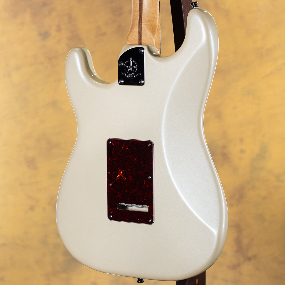 2014 Fender American Deluxe Stratocaster HSS Olympic Pearl Rosewood Fingerboard