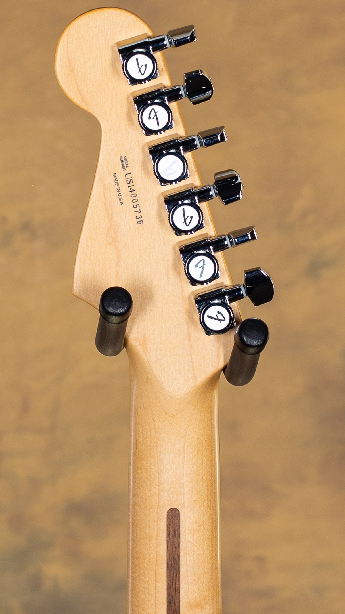 2014 Fender American Deluxe Stratocaster HSS Olympic Pearl Rosewood Fingerboard