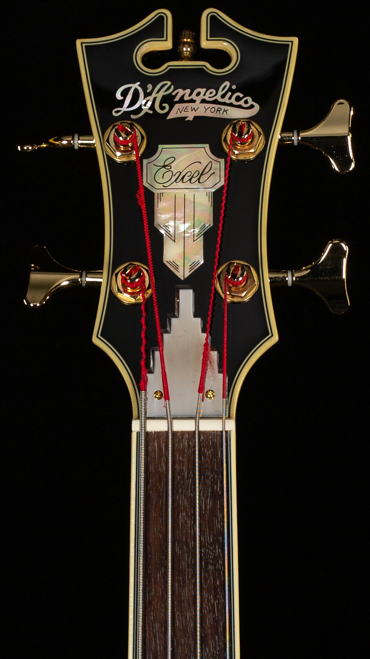 D'Angelico Excel Bass Black Fretless (444)