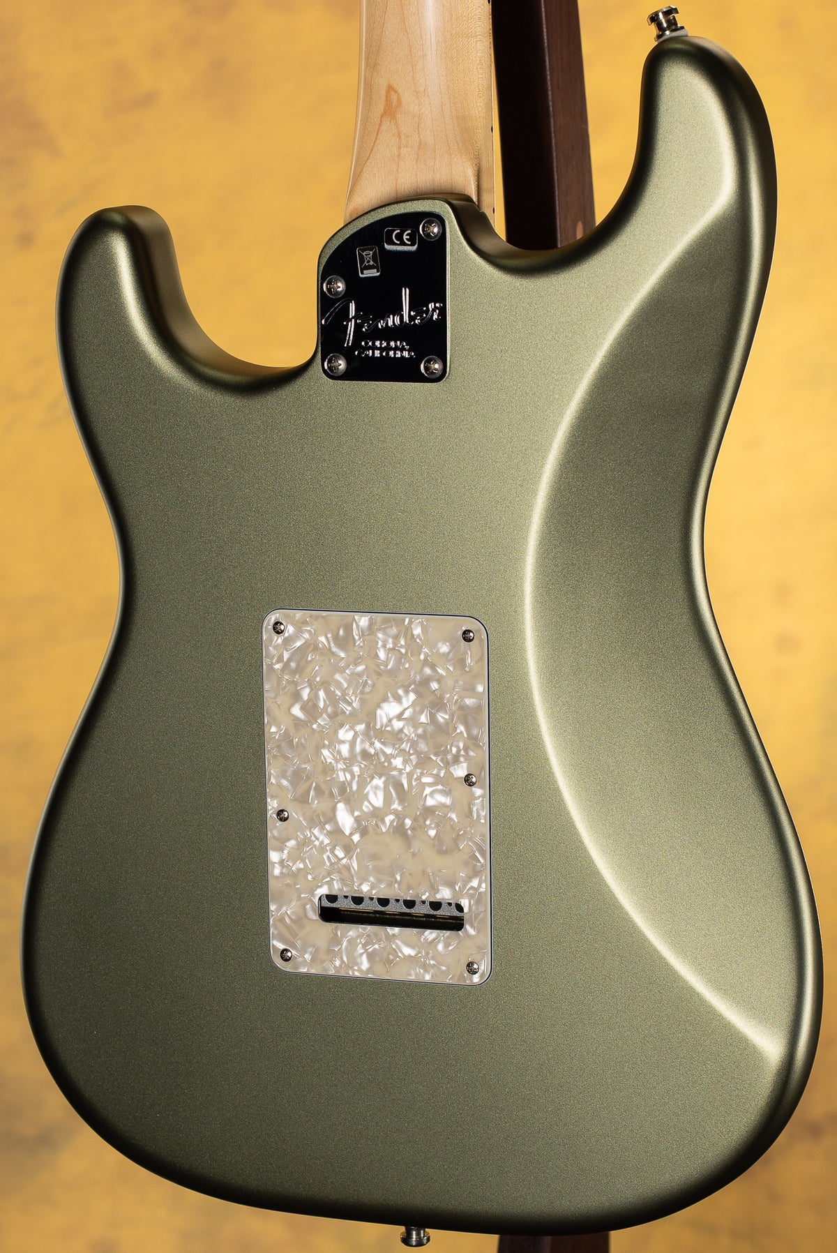 2018 Fender American Elite Stratocaster Satin Jade Pearl Metallic Fralin Split Blade