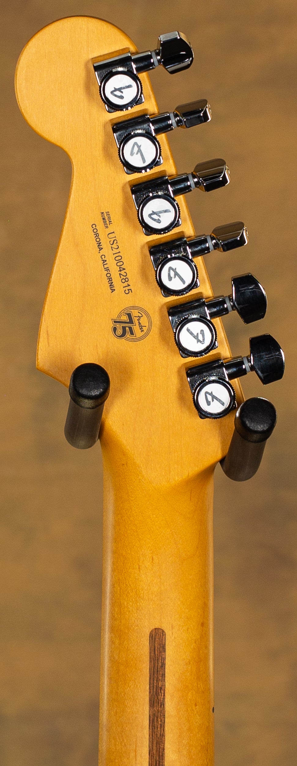 2021 Fender American Ultra Stratocaster Texas Tea Maple