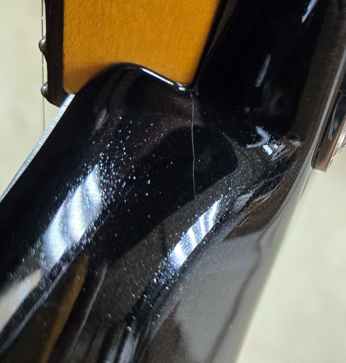 Fender American Ultra Luxe Stratocaster Floyd Rose HSS Mystic Black Rosewood Fingerboard (164) DEMO