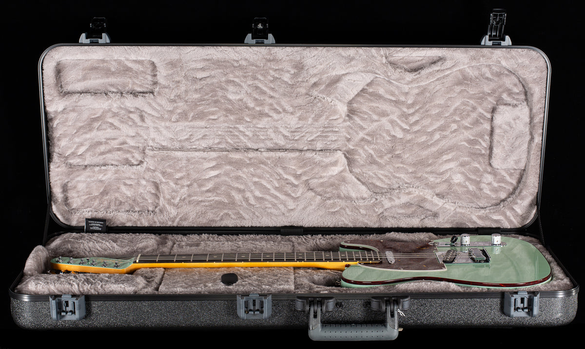 Fender American Ultra Luxe Telecaster Rosewood Fingerboard Transparent Surf Green